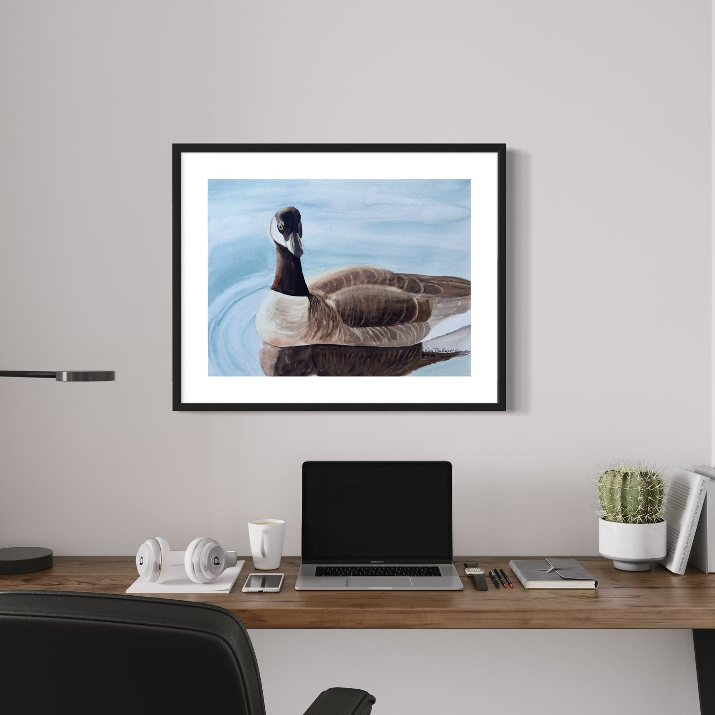 Canada Goose Original Watercolor Painting