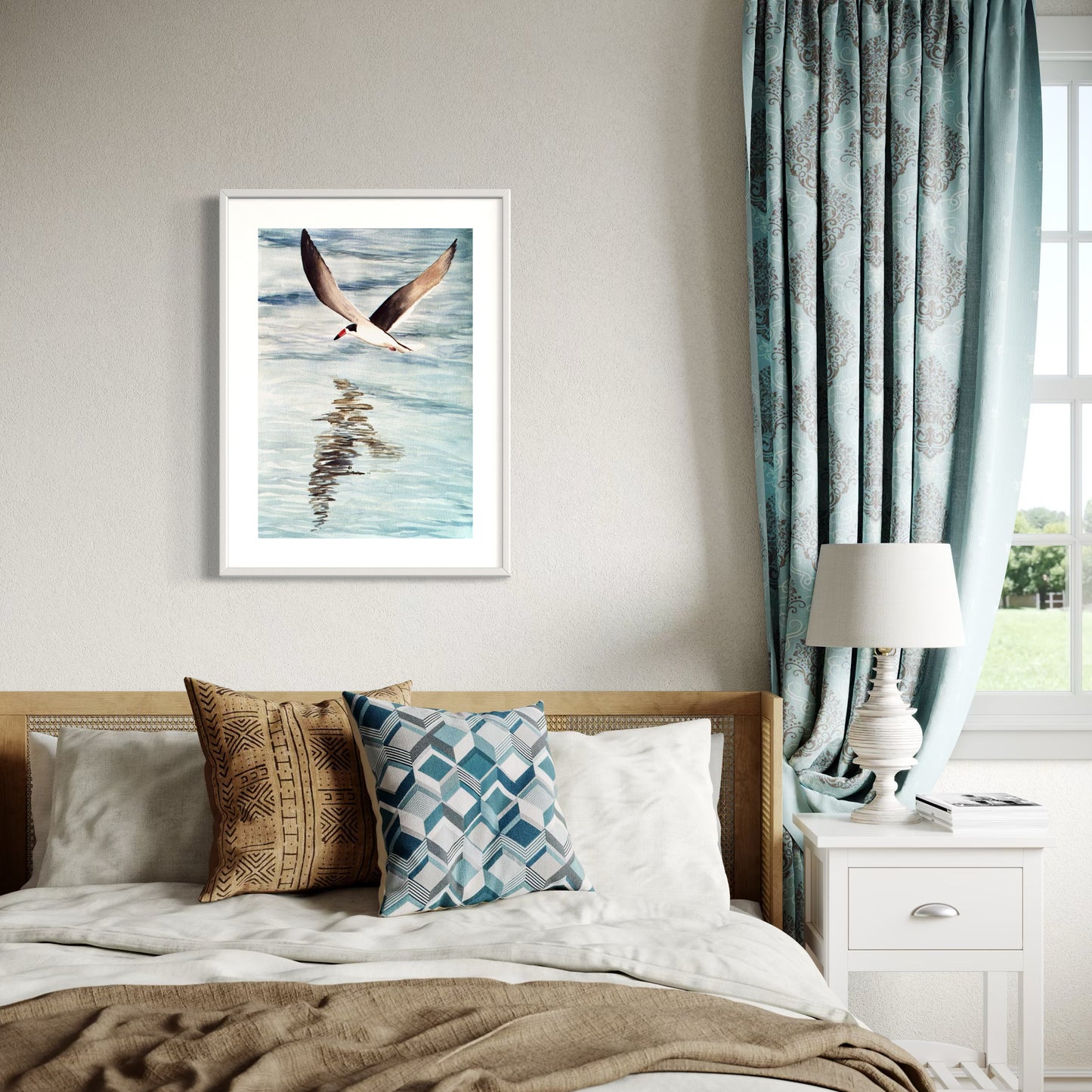 Black Skimmer Original Watercolor Painting