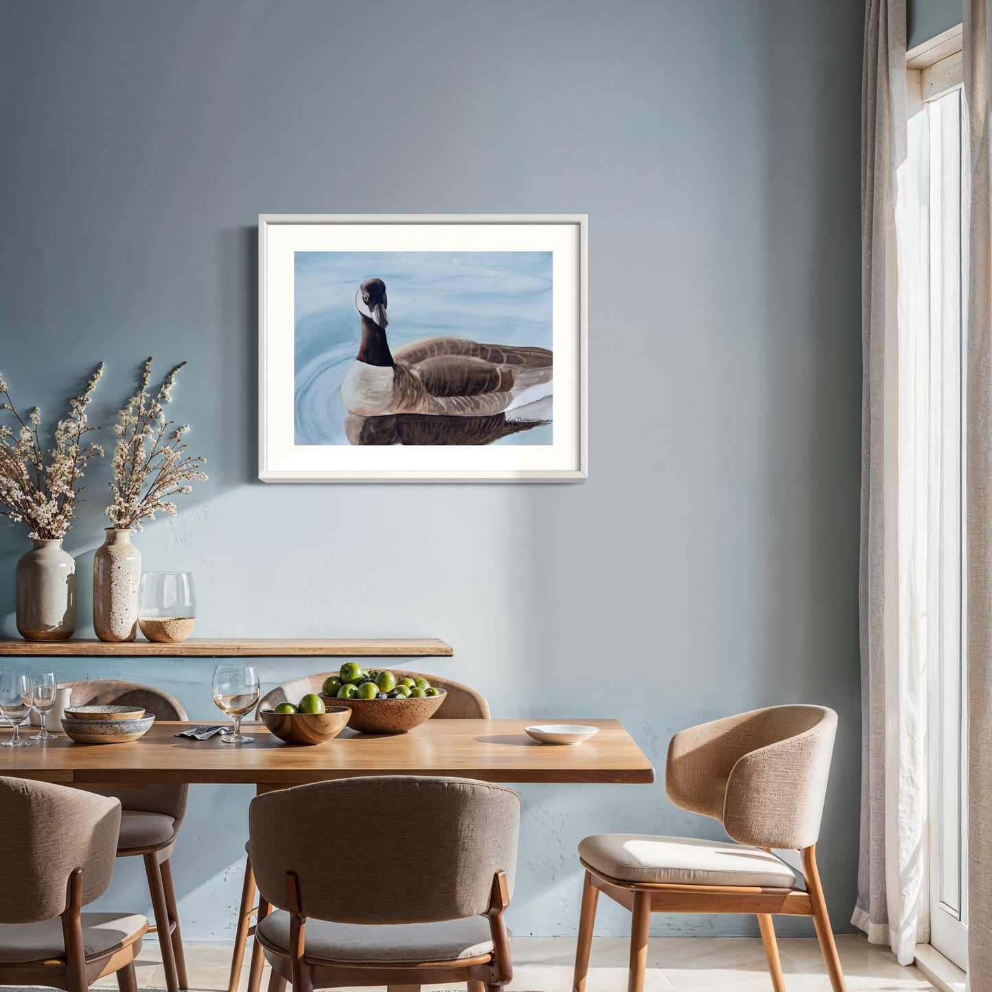 Canada Goose Original Watercolor Painting