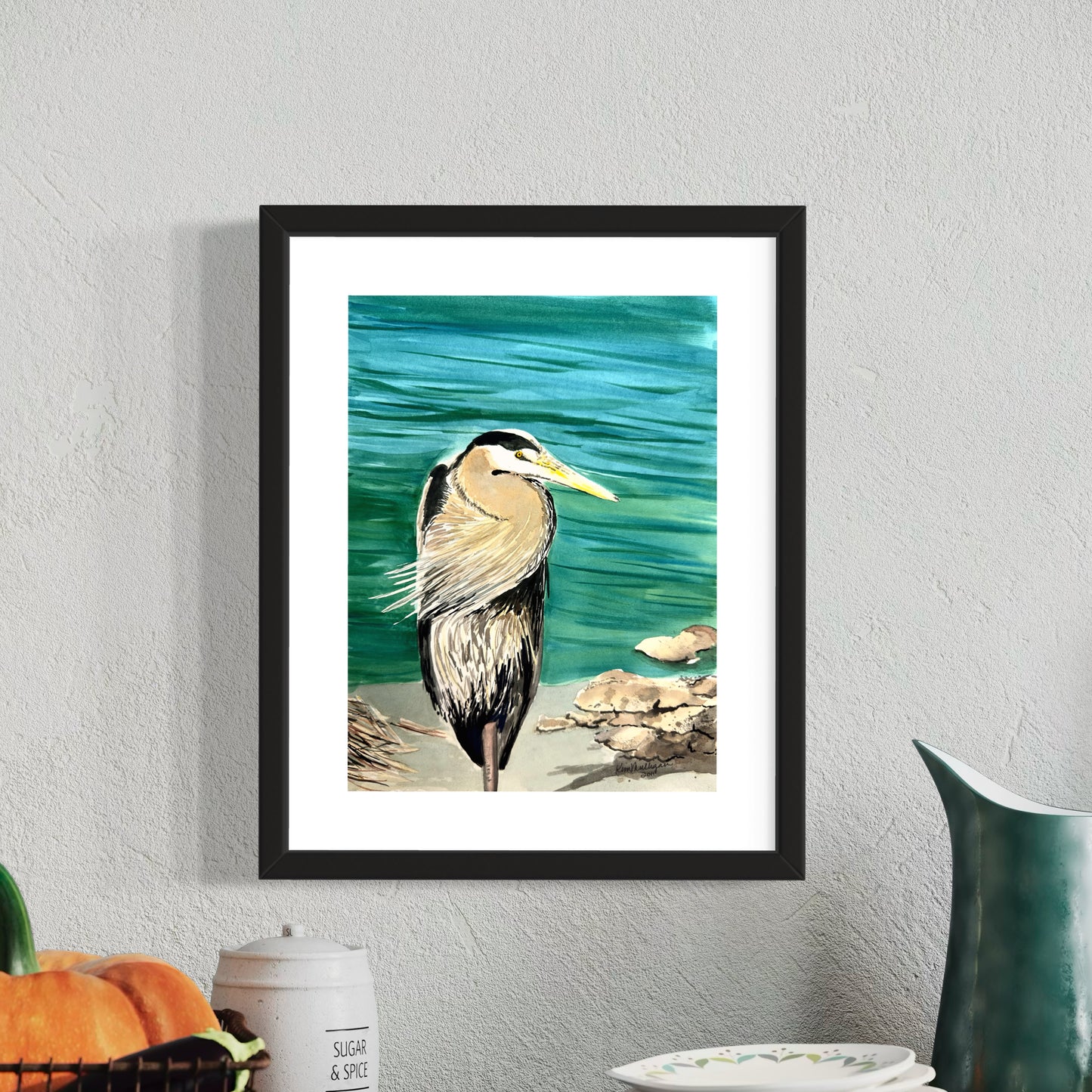 Print of Great Blue Heron