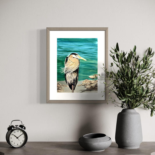 Print of Great Blue Heron