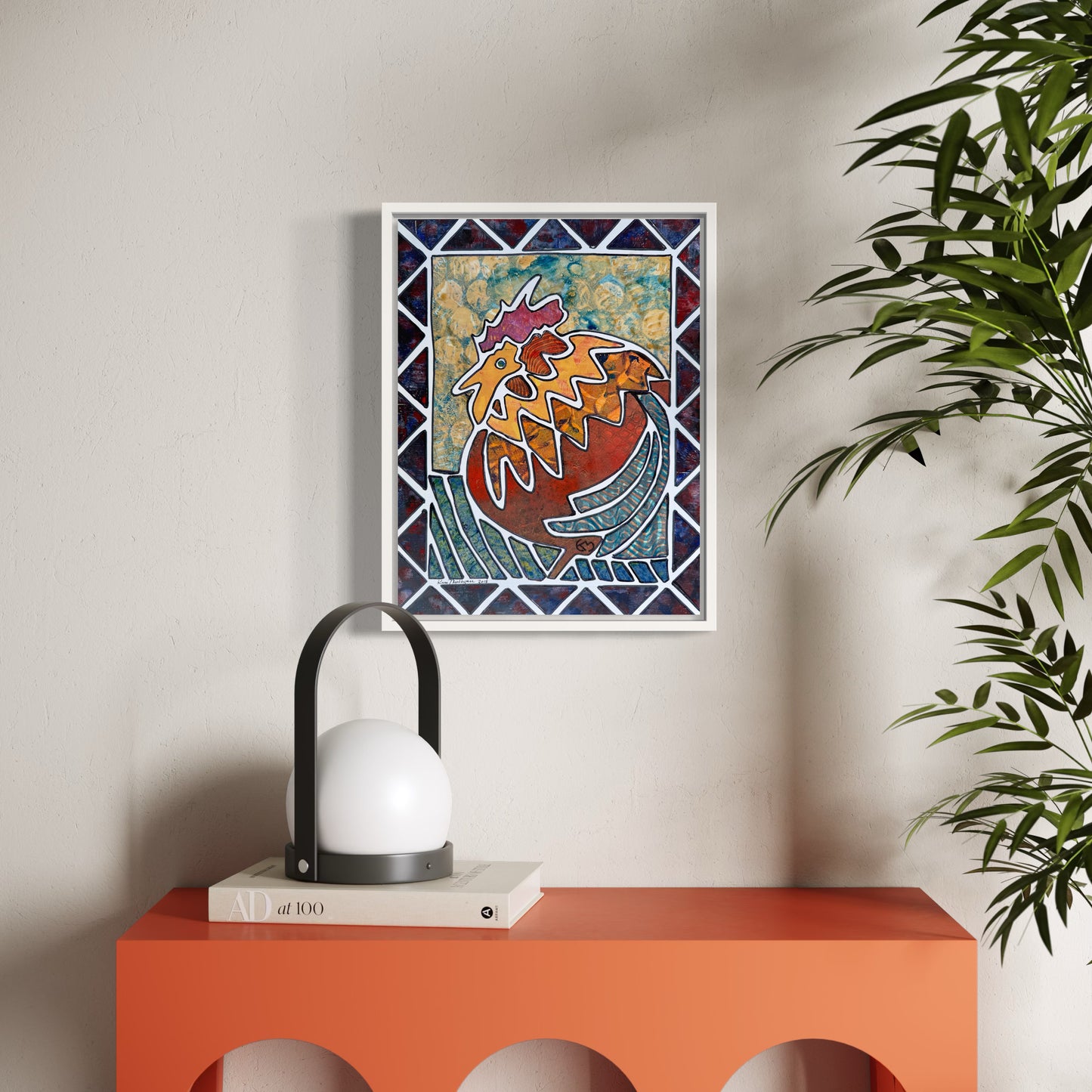 Print of Rooster Collage