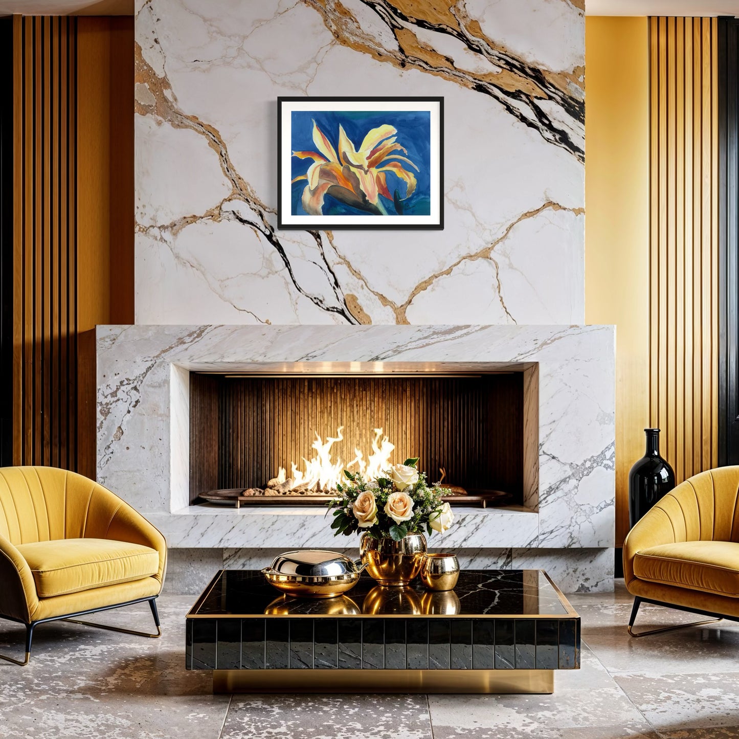 Print of Orange Daylily