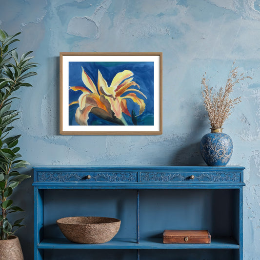 Print of Orange Daylily