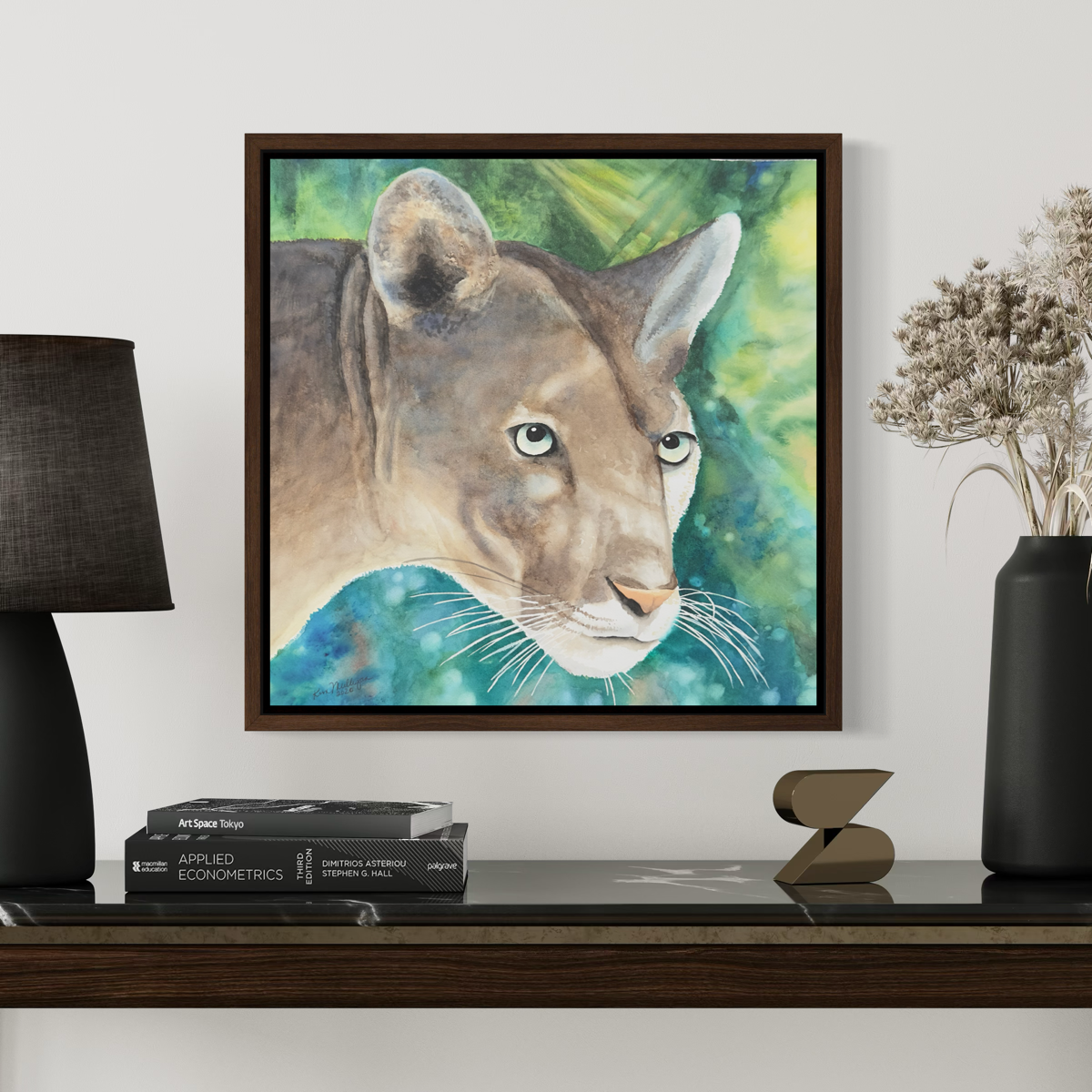 Print of Florida Panther Portrait
