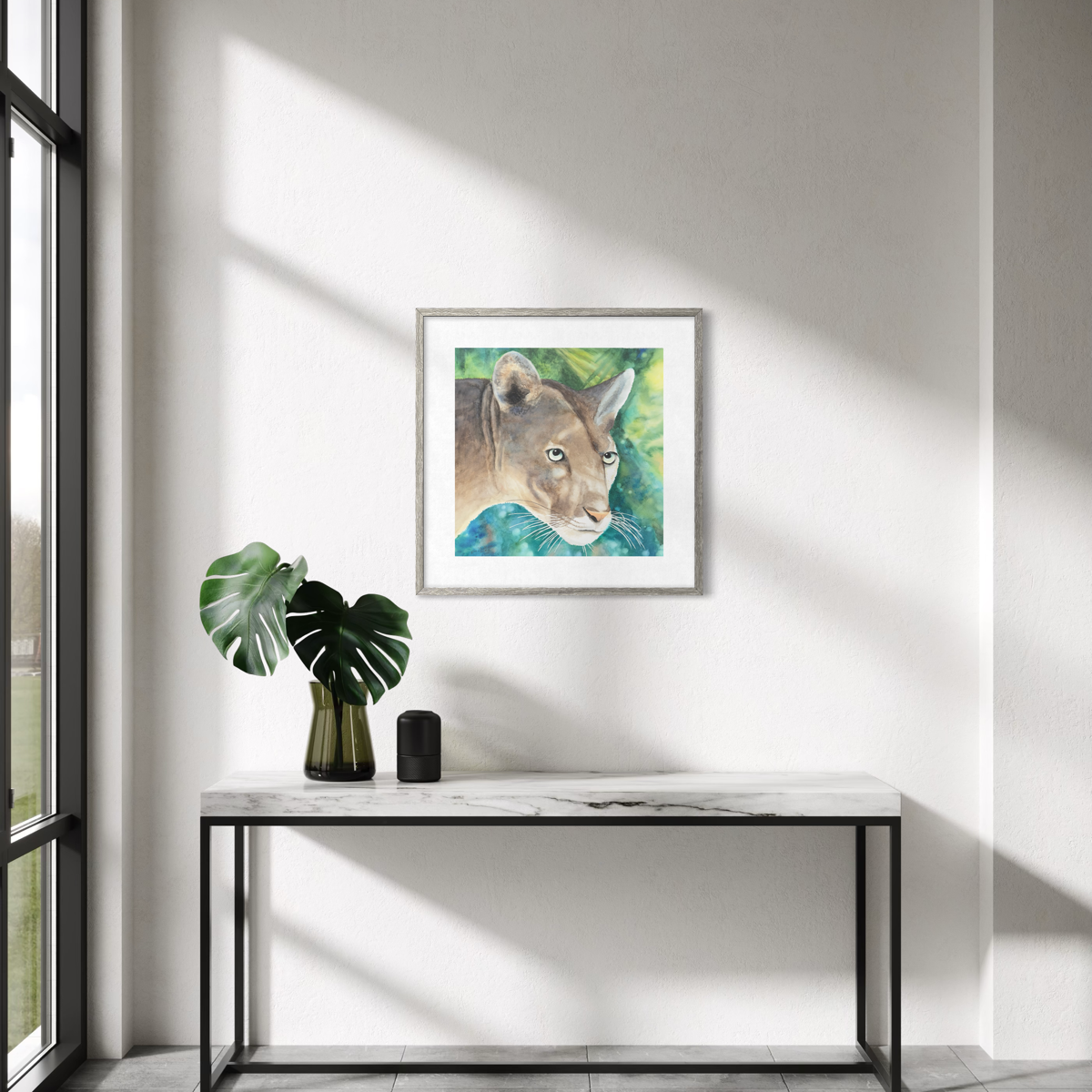 Print of Florida Panther Portrait