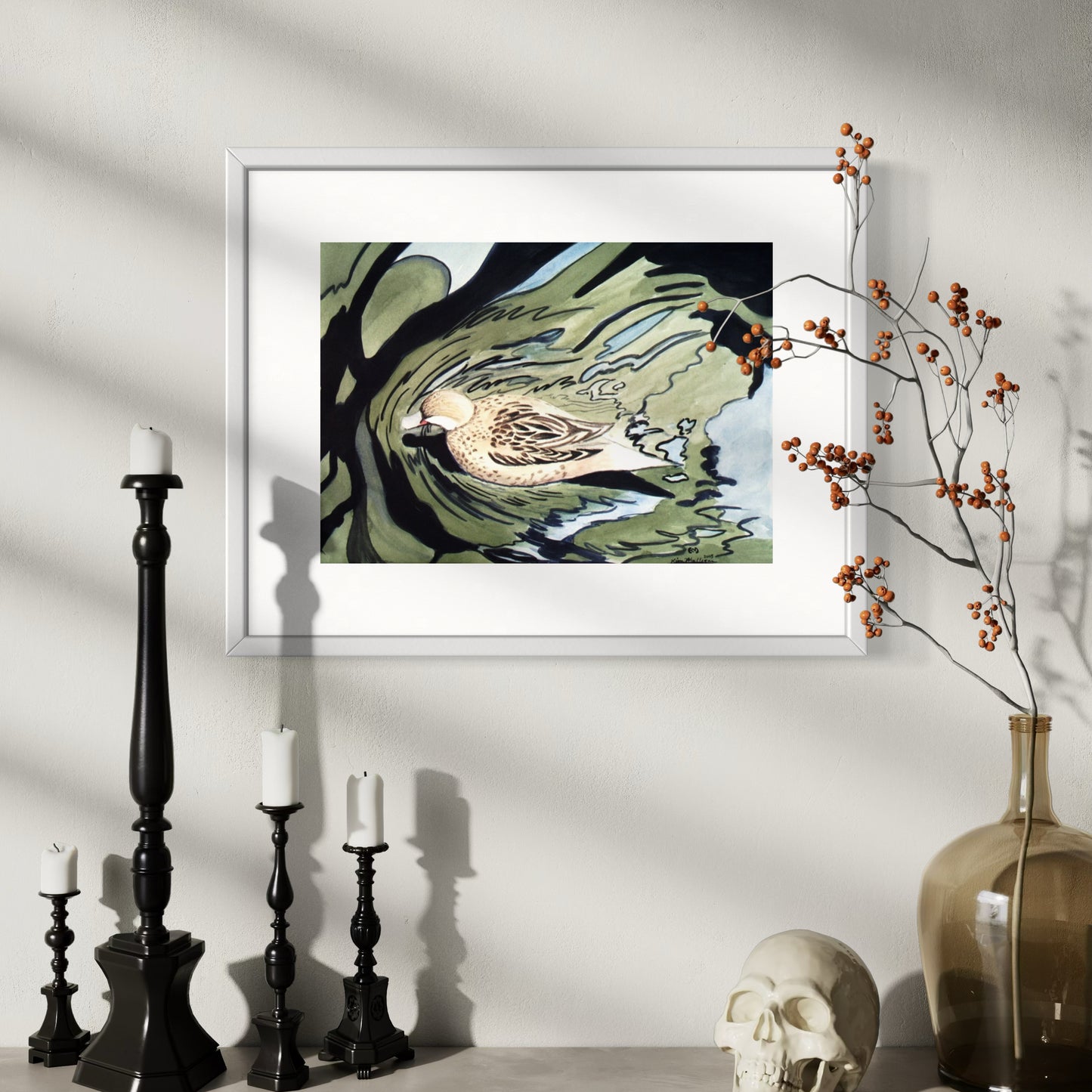 Pintail Duck Original Watercolor Painting