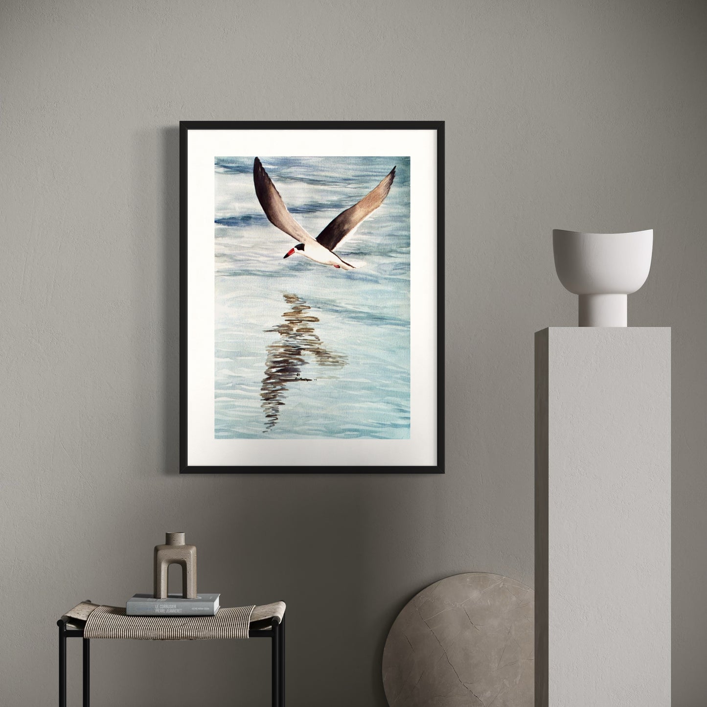 Black Skimmer Original Watercolor Painting