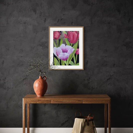 Print of Tulip Garden