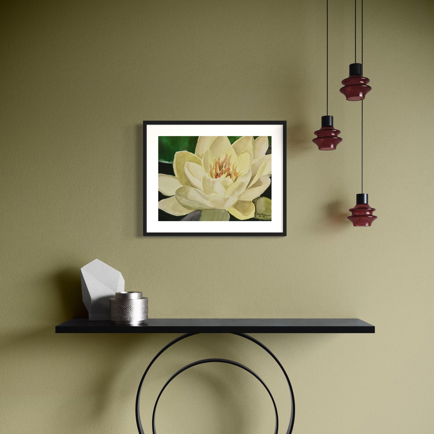 Print of Yellow Waterlily